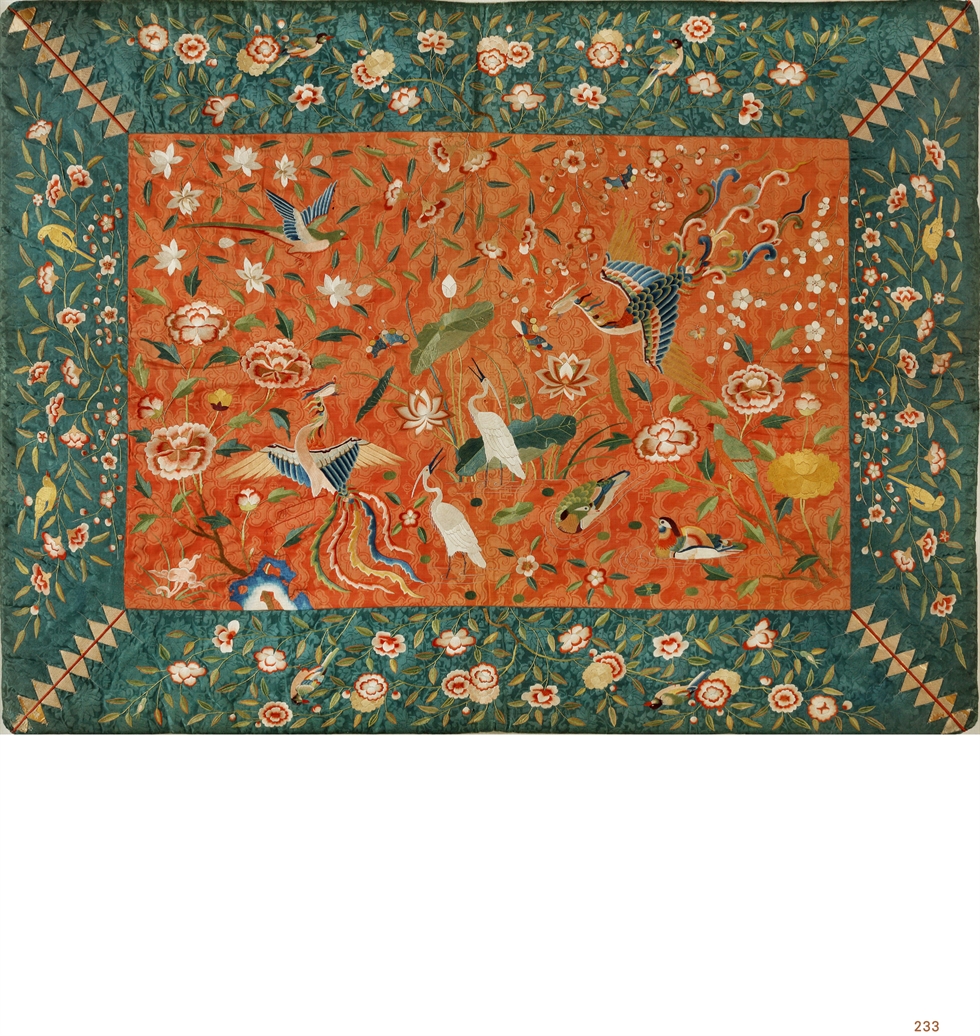 Korean embroidery samples from Mrs. Sim Yeonok’s published book 2,000